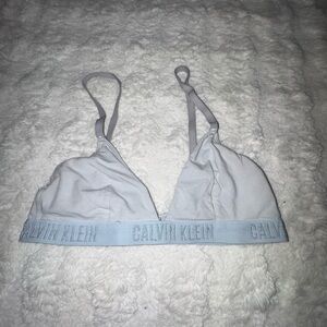 Calvin Klein Women's Baby Blue Bralette